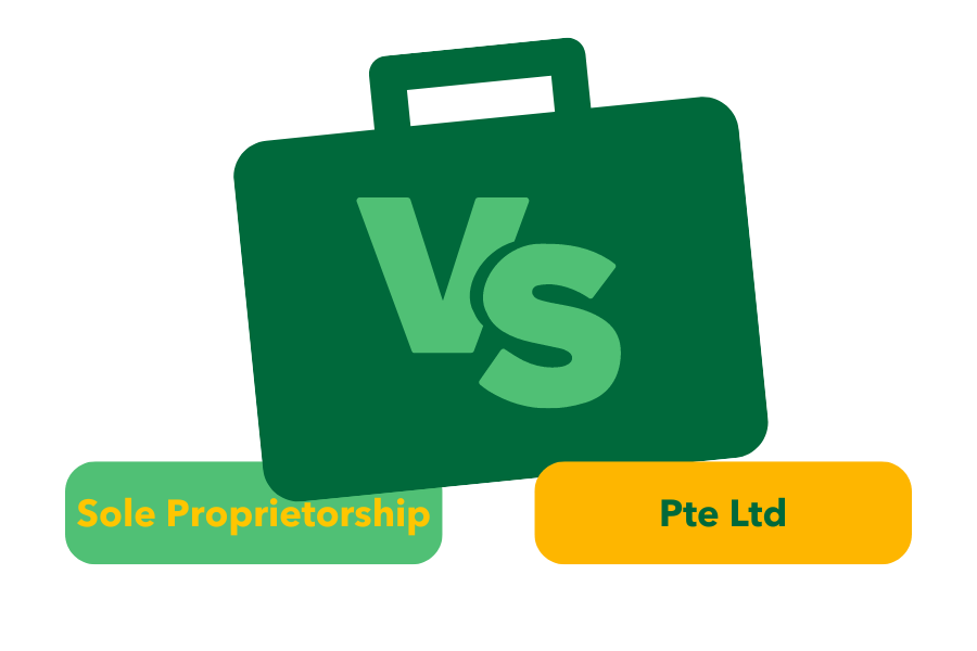 know the differences between sole proprietorship and Pte Ltd when registering a company in Singapore