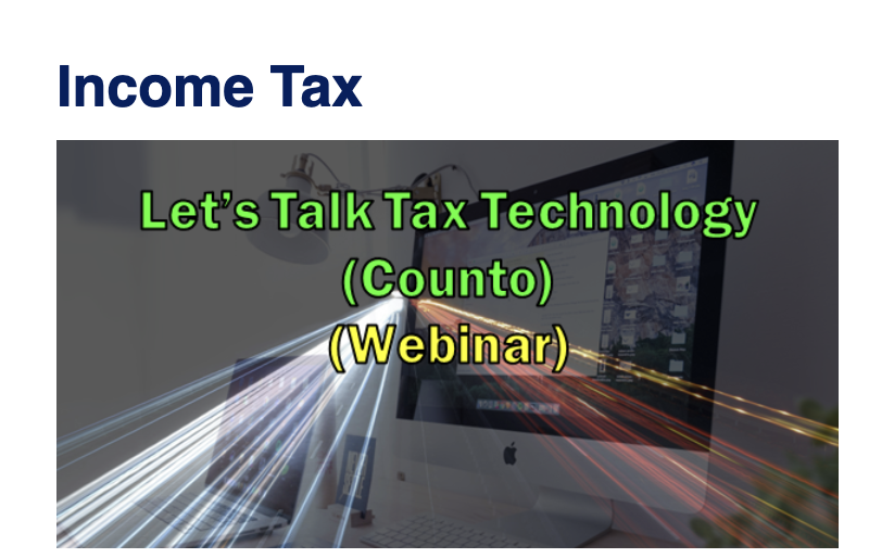 Revolutionising Tax Workflow with AI -Counto's webinar in collaboration with SCTP